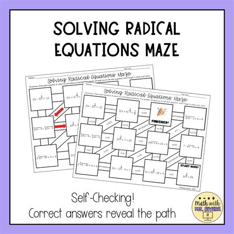 Image result for Examples of Radical Equation Problems