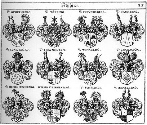 German Coats of Arms (Wappen) XVIIth Century A025