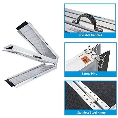 Wheelchair Ramps for Steps 5FT Portable Aluminum | Ubuy India
