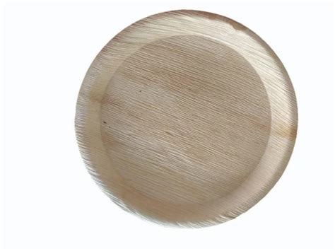 Areca Leaf Plate - 12 Inch Areca Shallow Round Plate Trader ...