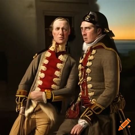 Captain Meriwether Lewis and Captain William Clark on Craiyon