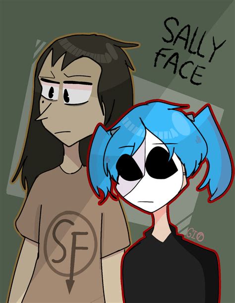 Sally Face and Larry by gi0shiika on DeviantArt