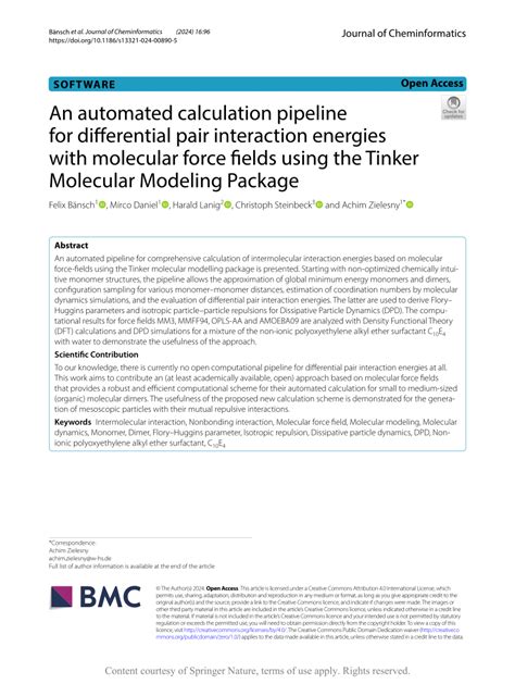 Image result for Tinker Molecular Dynamics Tutorial