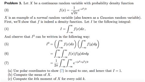 Image result for Continuous Random Variable Problem and Solution