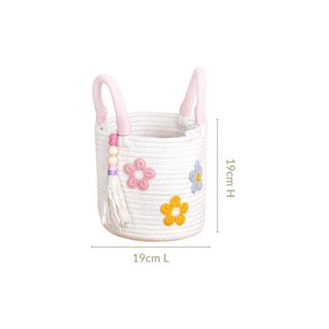 Cute Flower Basket With Handles Online - Premium Basket | Nestasia