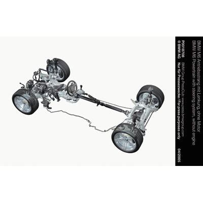 BMW M6 Powertrain with engine and steering system (03/2005)