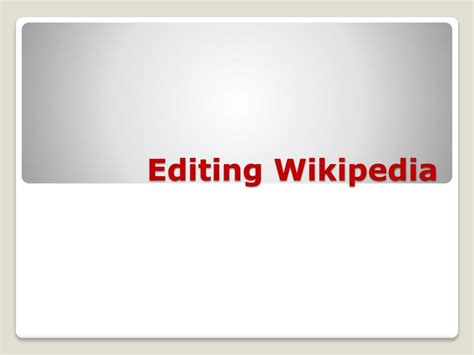 Image result for Wikipedia Editing