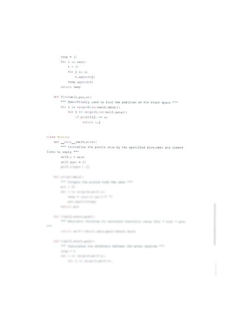 Image result for 8 Puzzle Problem Using a Algorithm Code