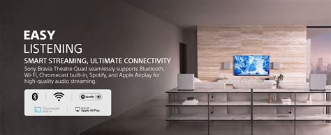 Sony Bravia Theatre Quad (HT-A9M2) Premium Soundbar System with 360 SSM ...