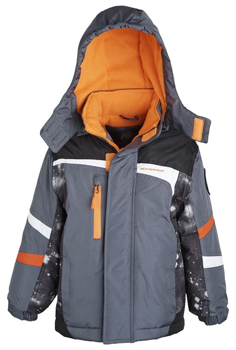 Weatherproof Big Boys Down Alternative Winter Puffer Jacket Coat with ...