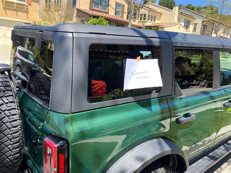 California - WTS: 2024 OEM 4-Door Hard Top *Like New* | Bronco6G - 2021+ Ford Bronco & Bronco ...
