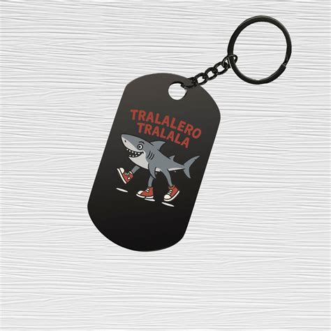 Buy Tralalero Tralala Italian Brainrot Logo Stainless Steel Dog Tag ...