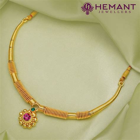 Traditional Maharashtrian Kolhapuri Rukmini Har Saj 2-5 – Hemant Jewellers