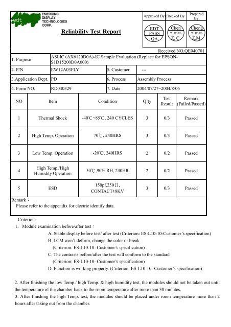 Image result for Reliability Report Design