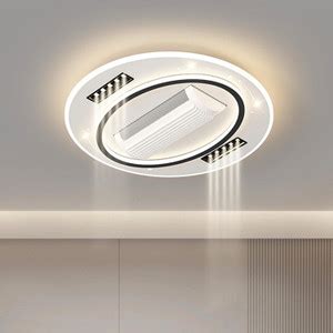 amiciSmart Luxury Bladeless Ceiling Fan with Integrated LED Lighting ...