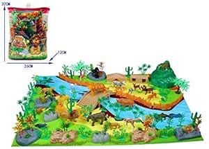Vibgyor Vibes 111 Pc Wild Animal Play Set Figures Set for Kids/Young ...