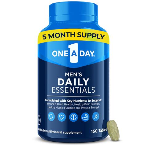 Amazon.com: One A Day Men’s Multivitamin Daily Essentials, Multivitamin ...