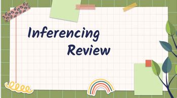 Making Inferences Powerpoint by Kaydn Frietze | TPT