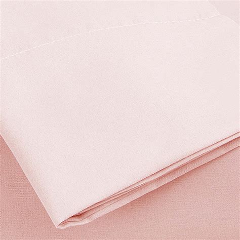 4-Piece Pink Cooling Microfiber Sheet Set, Queen
