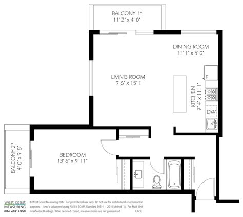 Standard Floor Plan Measurements | Viewfloor.co