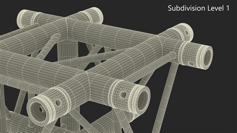 3D model Industrial Truss Modular Triangular | 3D Molier International