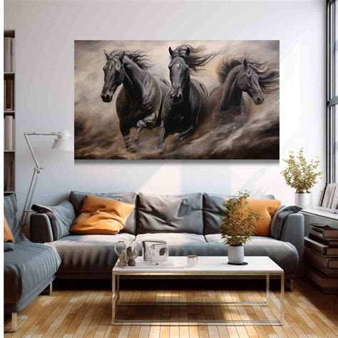 Running Horse Wall Art Print Horse Home Decor Horse - Etsy