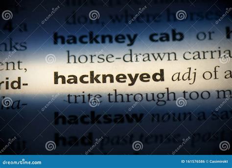 Hackneyed Definition Examples