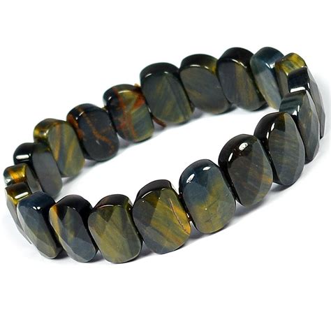 Buy Crystu Black Tiger Eye Bracelet Exotic Crystal Stone Bracelet for ...