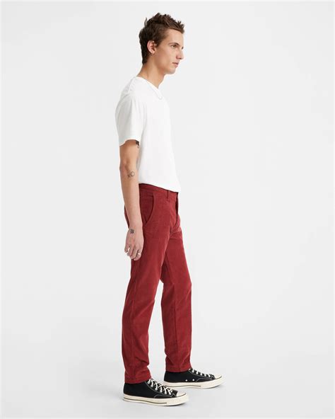 Xx Chino Standard Taper Fit Corduroy Men's Pants - Red | Levi's® US