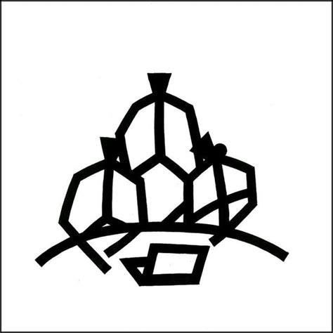 "Meeting": Black Ink Drawing (12x12) by Ashok Hinge | ArtZolo.com