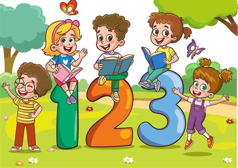 Kids Numbers Vector Art, Icons, and Graphics for Free Download