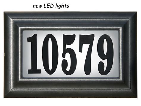 DIY Lighted House Number Sign