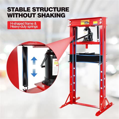 ClassyThreads 20 Ton Hydraulic Garage Press, H-Frame Hydraulic India | Ubuy