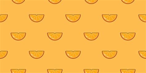 Orange slice seamless pattern | Premium Vector