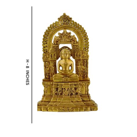 The Advitya | Mahaveera - Jain Tirthankara Brass Statue