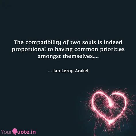 The compatibility of two ... | Quotes & Writings by Ian Leroy Arakel ...