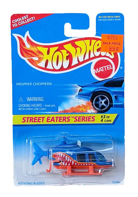 EXCLUSIVES Hot Wheels Street Eaters Series Propper Chopper - Blue / Or ...
