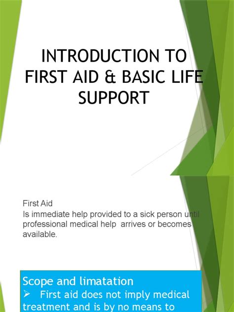 First Aid Introduction 的图像结果