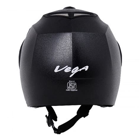 Vega Crux Open Face Black Helmet | Shop Helmets at BIKERSTORE.IN ...