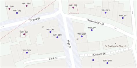 Image result for WR Postcode Map