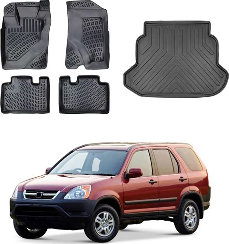 Amazon.com: Car Floor Mats and Cargo Liner for Honda CR-V 2002-2006 ...