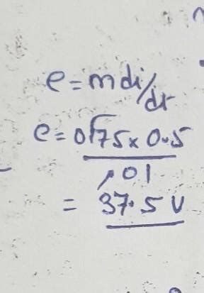 The mutual inductance of a pair of coils is 0.75 H. If current in the ...