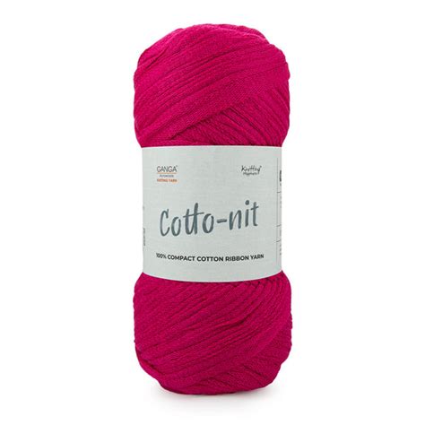 Cotto-nit Compact Cotton Ribbon Yarn - Knitting Happiness