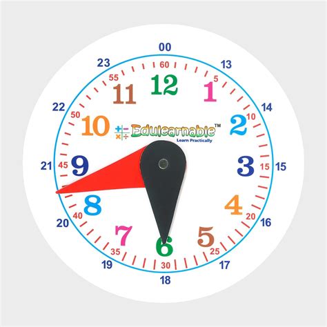 Buy Edulearnable Toy Clock for Early Time Learning for Kids Gift for ...