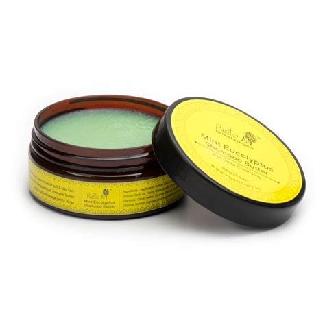 Mint Eucalyptus Shampoo Butter - Rustic Art - 100gm – naturessoulshop