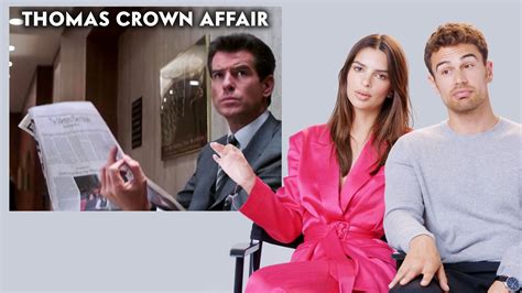 Watch Emily Ratajkowski and Theo James Review Art Heist Movies | VF ...