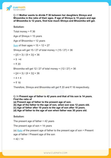 WB Class 6 Math Solved Chapter 12 的图像结果
