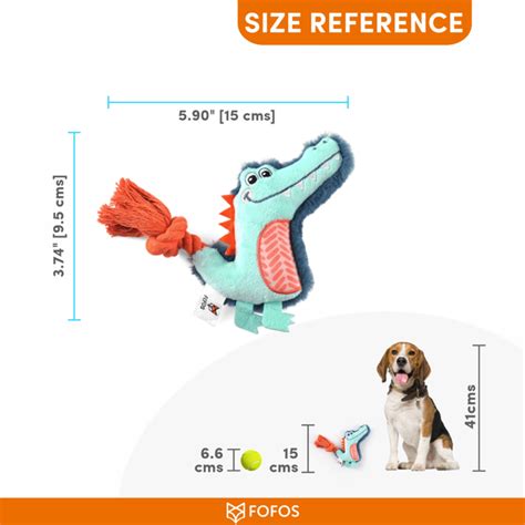 Buy Fofos Puppy Alligator Toy for Dogs Online | Supertails