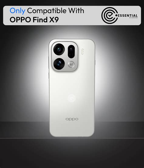 Oppo Find X9 Back Cover Case | Essential - Black