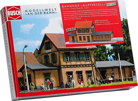 Busch 1468 Historic Train Station HO Structure Scale Model Structure ...